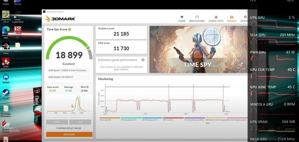 Radeon RX 6800 XT ASRock Phantom Gaming 16GB OC