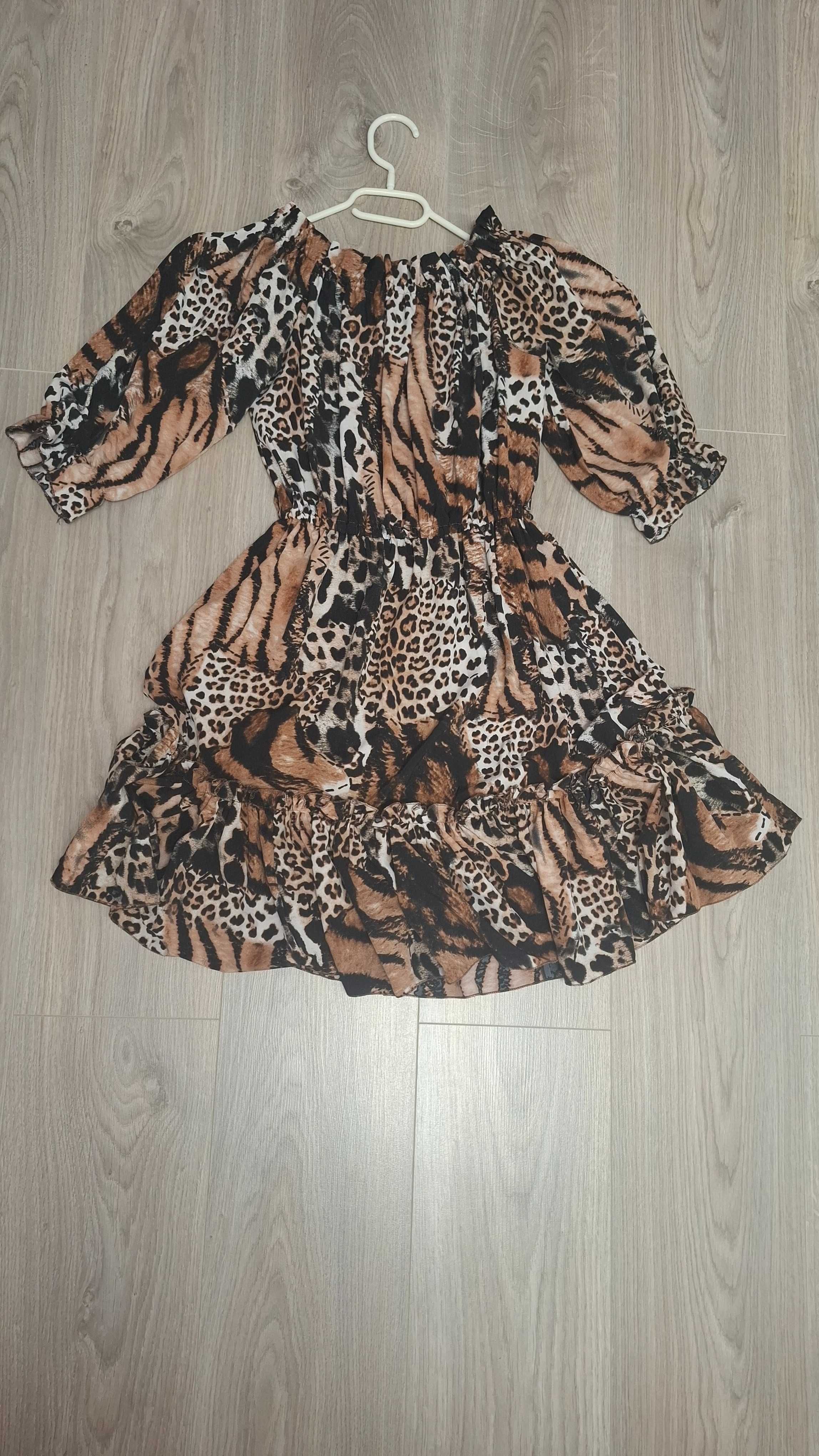 Rochie eleganta animal print