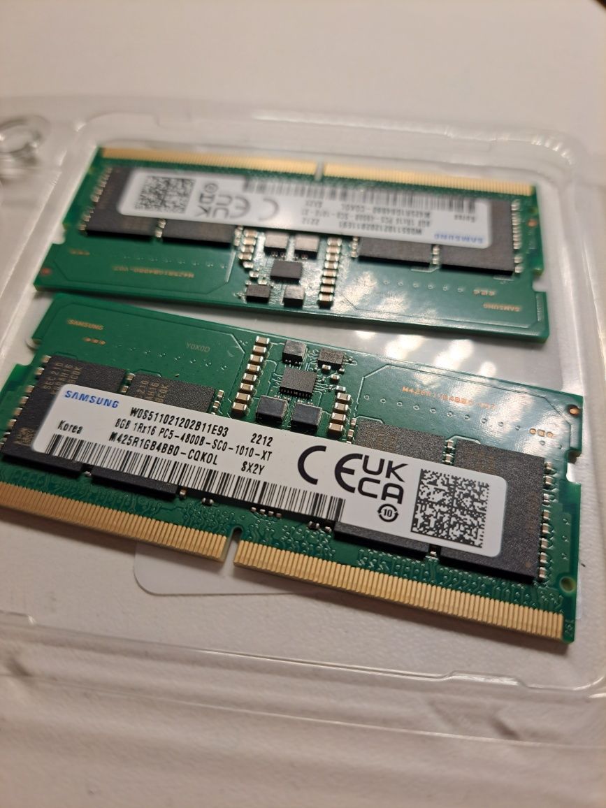 Продам 16 гб озу (2x8) ddr5 4800 мгц