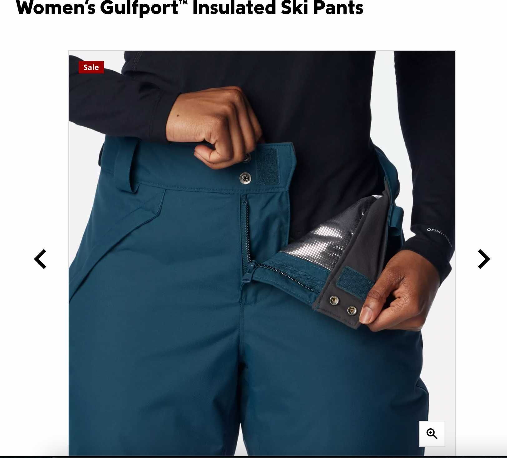 Pantaloni Ski/Snowboard Dama Colombia Gulfport™ Insulated Ski Pants
