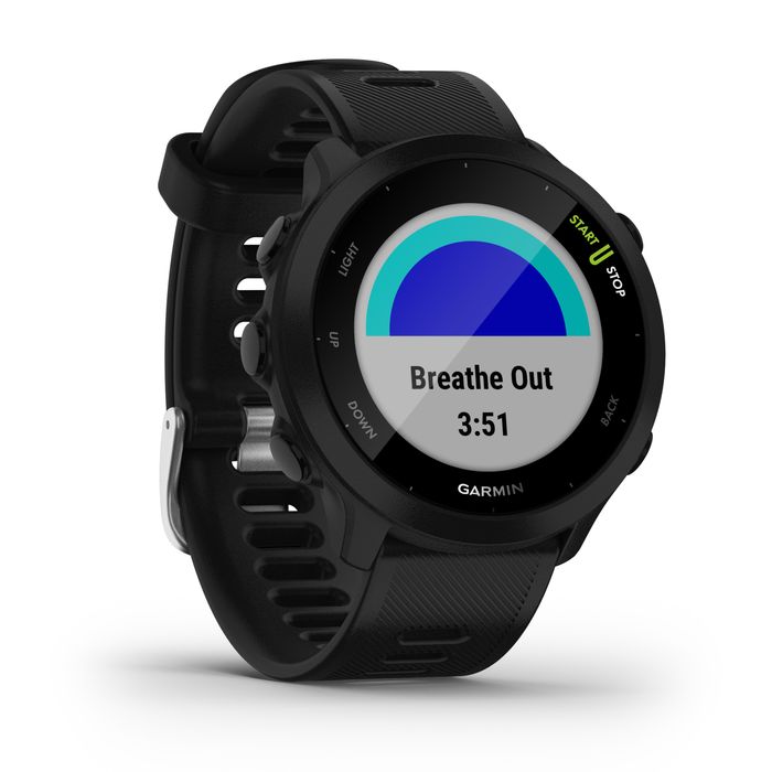 Ceas Smartwatch Gps Forerunner 55 Negru - produs resigilat Decathlon