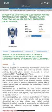 Dispozitiv monitorizare  electronica astm