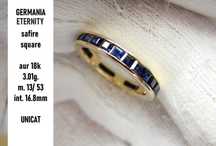 Inel Aur 18K FULL Eternity Cu Safire