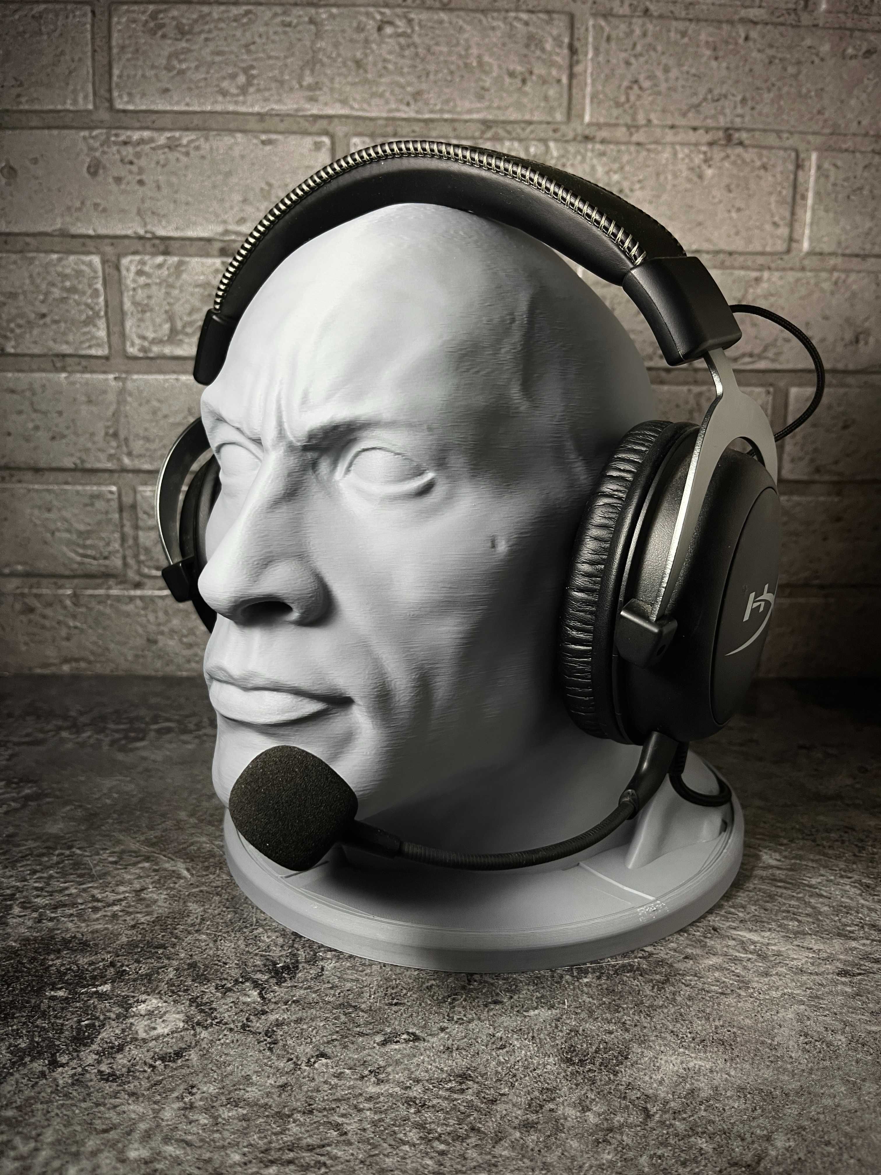 Suport casti - bust The Rock