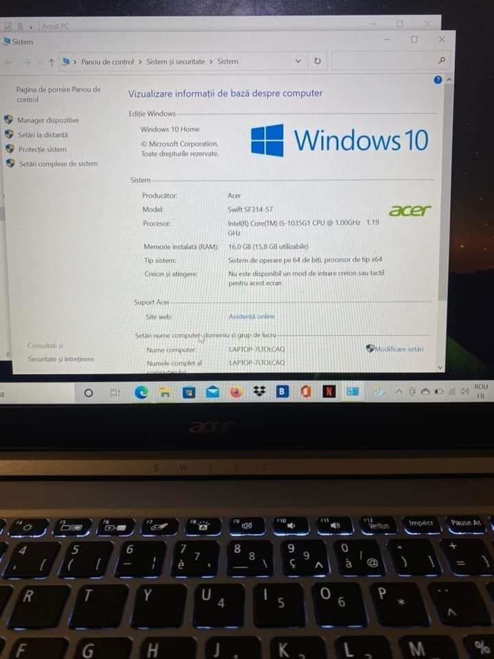 Laptop Acer performant!