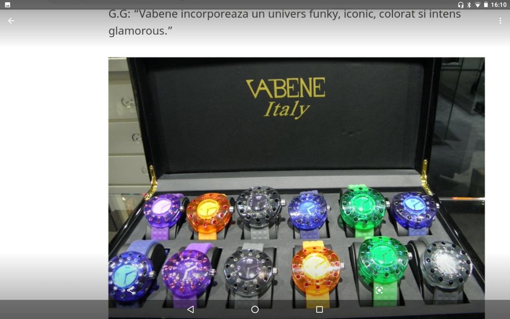 Ceas Va Bene,model designer Italia,superb