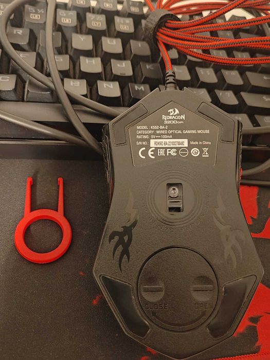 Set Tastatura mecanica, mouse gaming  Redragon K552-BA