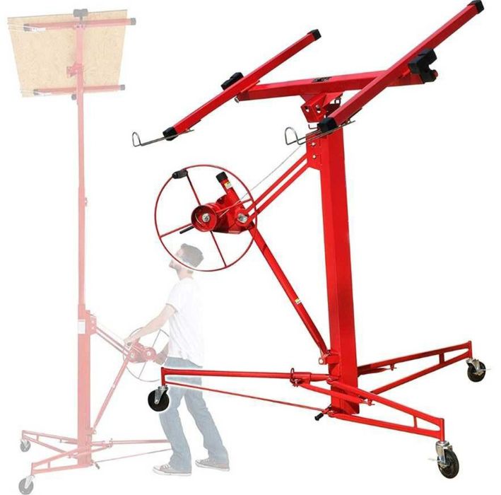 Dispozitiv Ridicat Macara Placi Rigips OSB MDF PAL Inaltime 3.35m BV