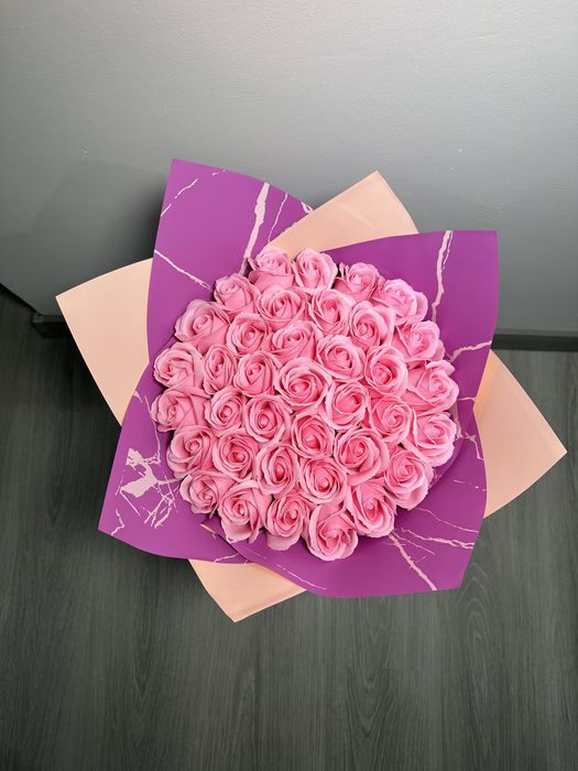 Buchete trandafiri sapun/stitch