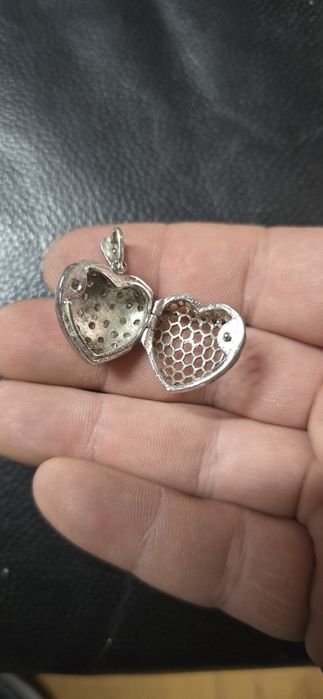 Pandant inimioară argint