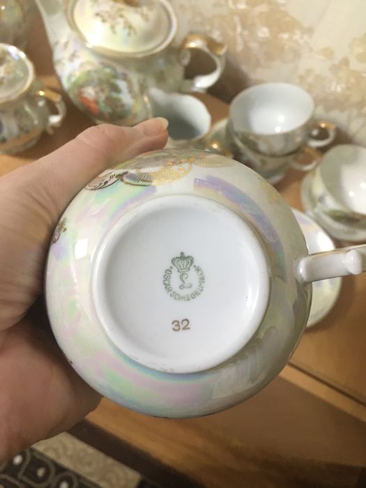 Кофейно-чайный сервиз Мадонна Oscar Schlegelmilch, Германия. Не полный