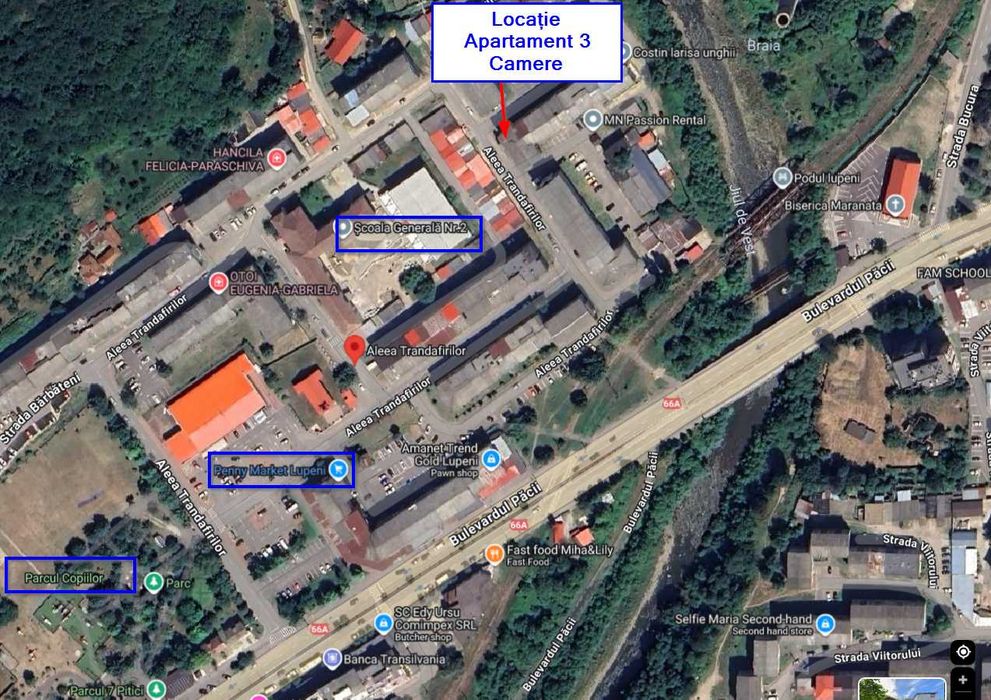 Apartament 3 camere decomandat cu garaj - Lupeni - Hunedoara  (Straja)