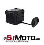 Top case Coocase 45L aluminiu cu spătar ajustabil cutie moto