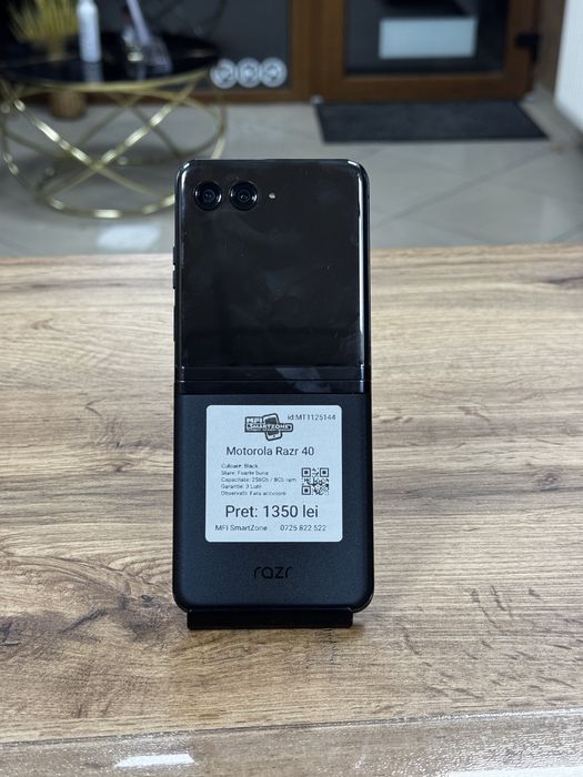 Motorola Razr 40 Black 256Gb - Stare foarte buna - Garantie