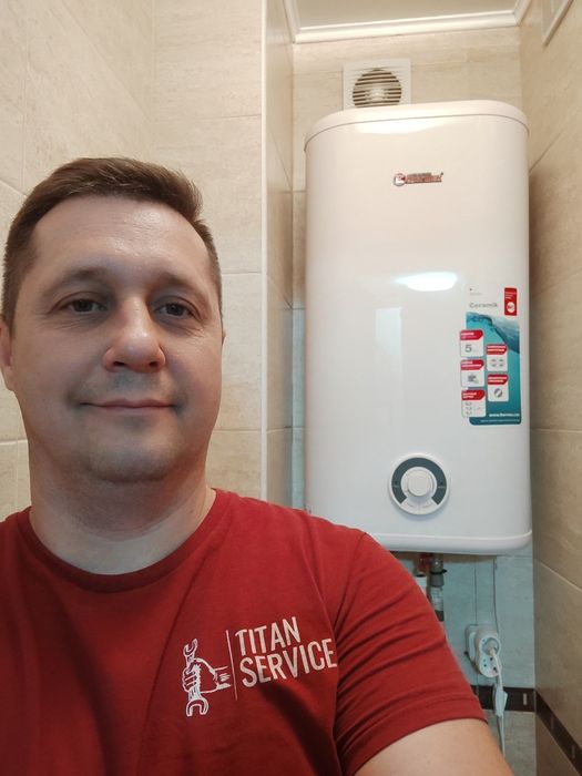 РЕМОНТ ТИТАНОВ , чистка установка титана водонагревателя
