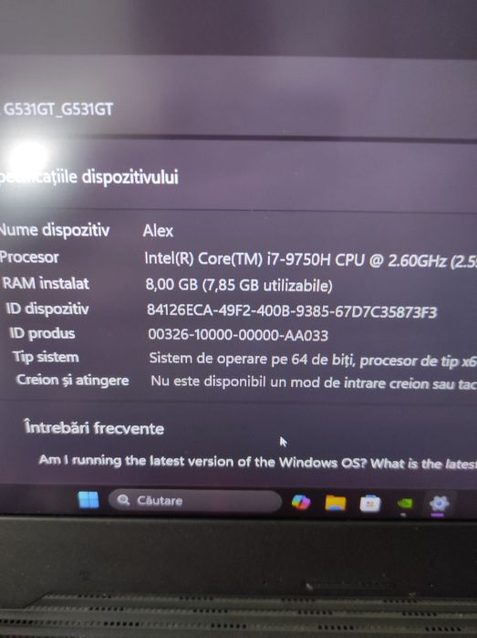 Asus rog strix 3 i7-9750H