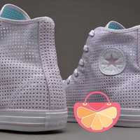 CONVERSE ALL STAR № 37/38 – Дамски мрежести кецове "PALE LILAC" нови