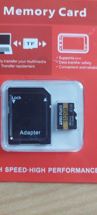SD карта памет 512