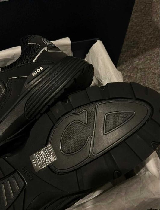 Adidasi Dior B30 Low Black Reflective