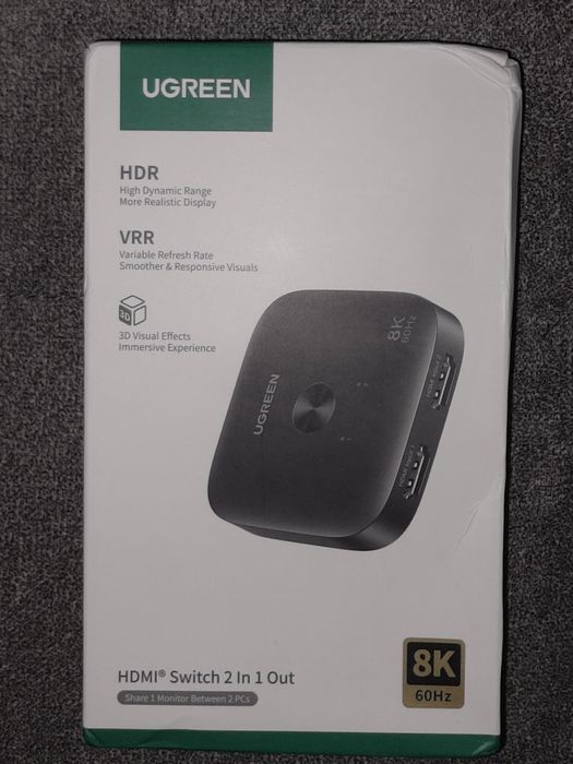UGREEN HDMI 2.1 Switch 2 in 1. VENTION Переключатель/сплиттер