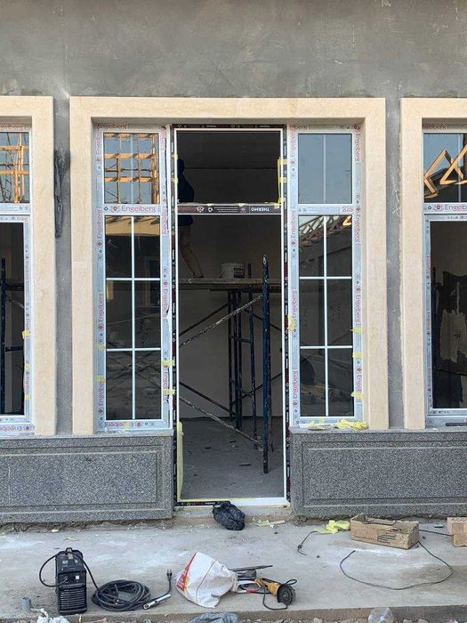 Установка окон и дверей из Акфа, Экопен, Энгелберг, Термо