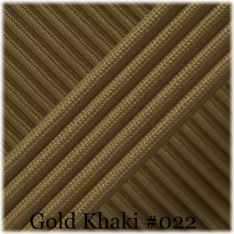 Paracord 550, cordelina 4mm, Gold kaki #022