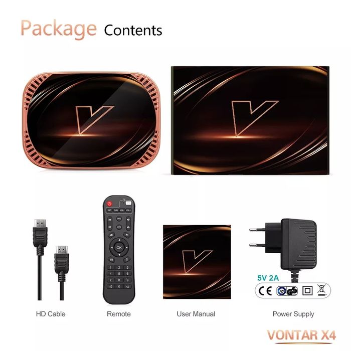Smart IpTv Box Vontar x4 4g/32g Configurat