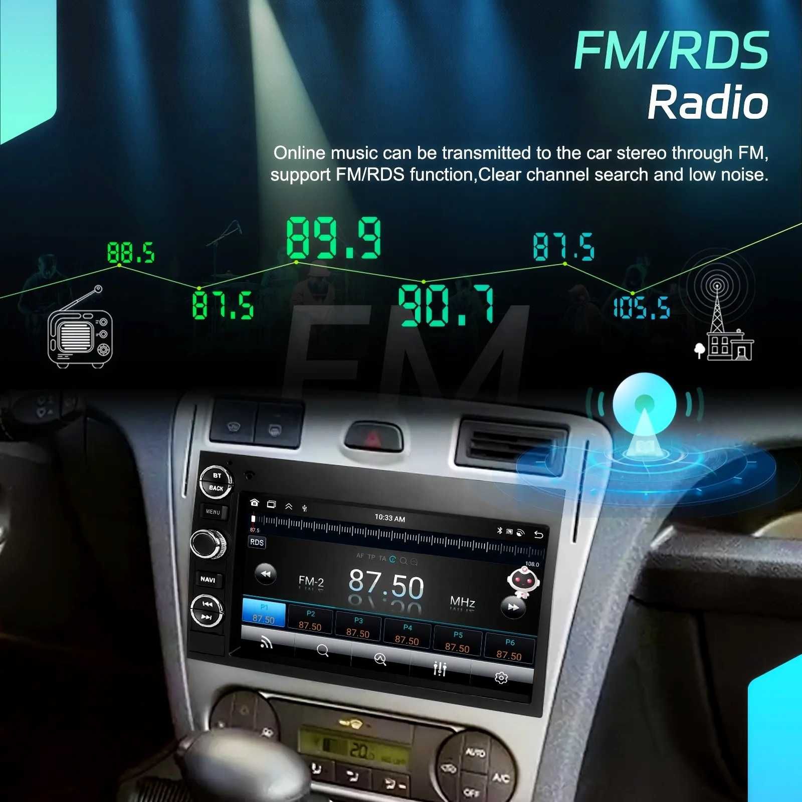 Мултимедия за FORD F150 F250 F350 Escape Focus Mustang Навигация 2DIN