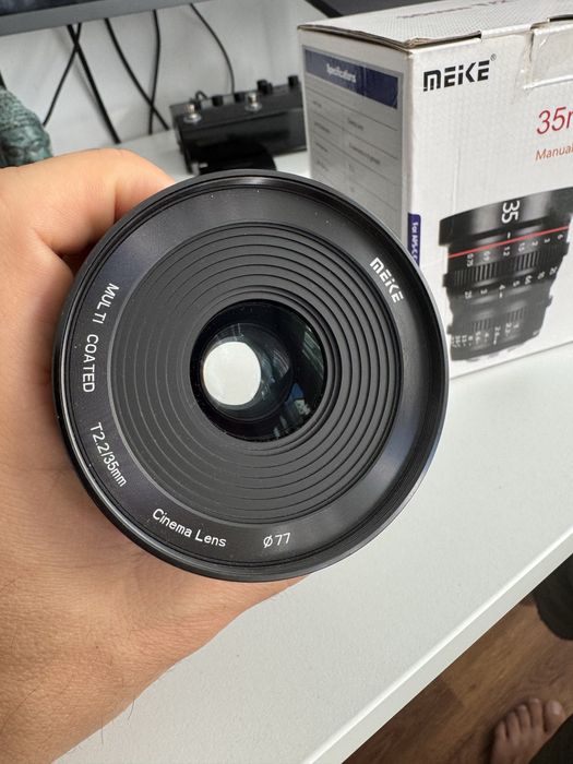 Obiectiv cine Meike 35mm t/2.2 montura MFT
