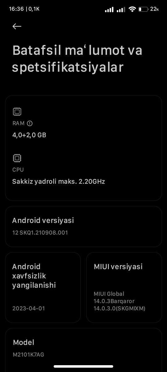 Redmi note 10  kafolati bor