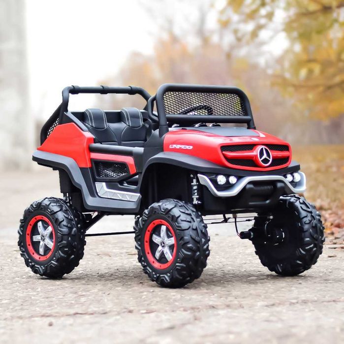 Masinuta electrica pentru 2 copii Mercedes UNIMOG 4x4 140W PREMIUM