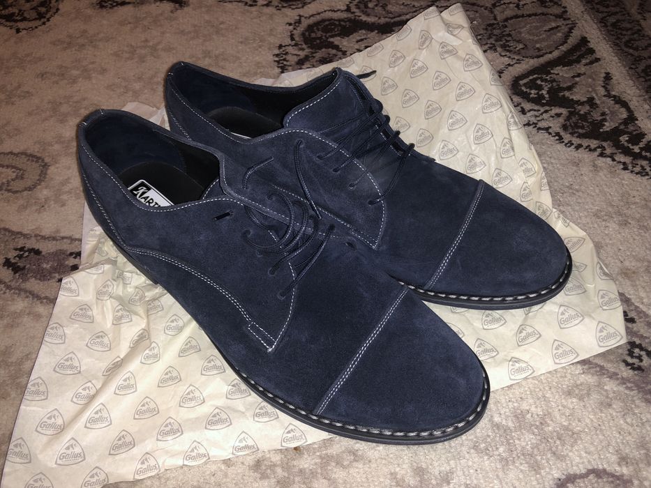 OCAZIE - Pantofi barbatesti superbi, bleu, 43, eleganti