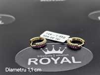 Bijuteria Royal: Cercei aur 14k/1.55 gr