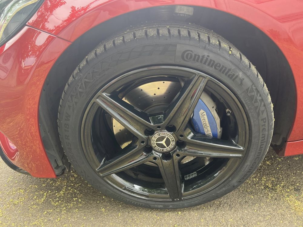 Jante R18 Amg mercedes cu anvelope vara continental,