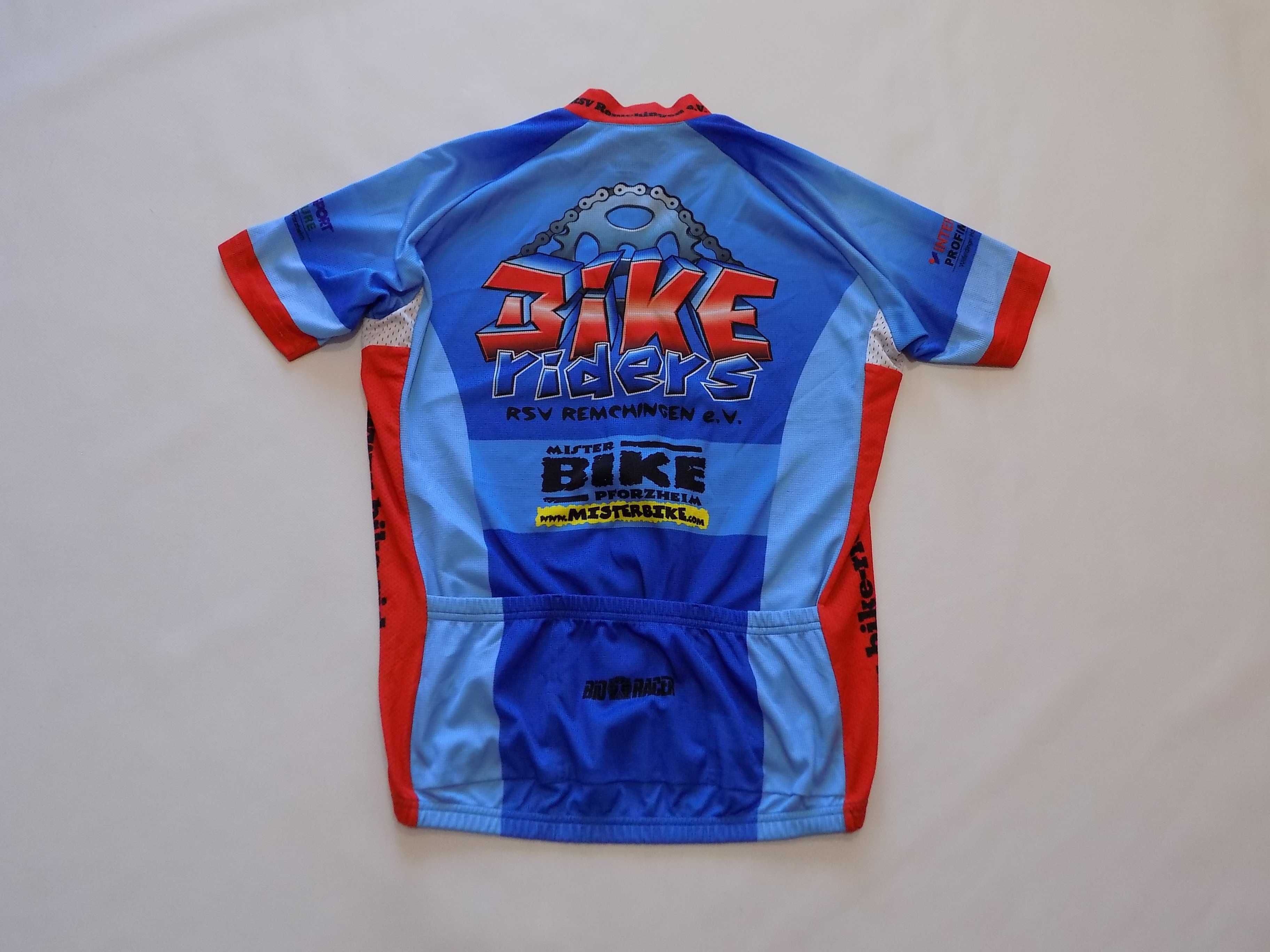 вело джърси bio racer/biemme тениска шосейно колоездене оригинал XL/M