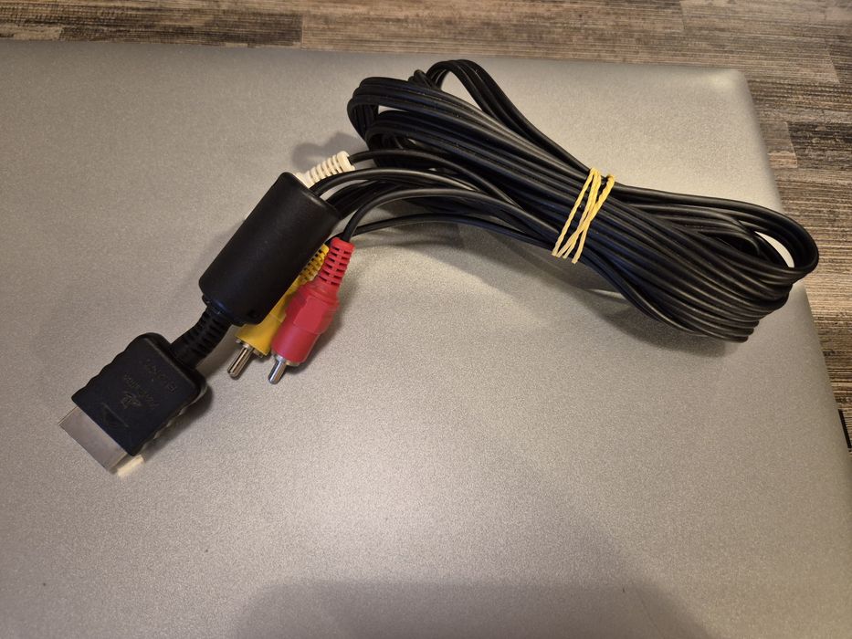 Cablu Video AV Original pentru consolă PlayStation PS2/PS1