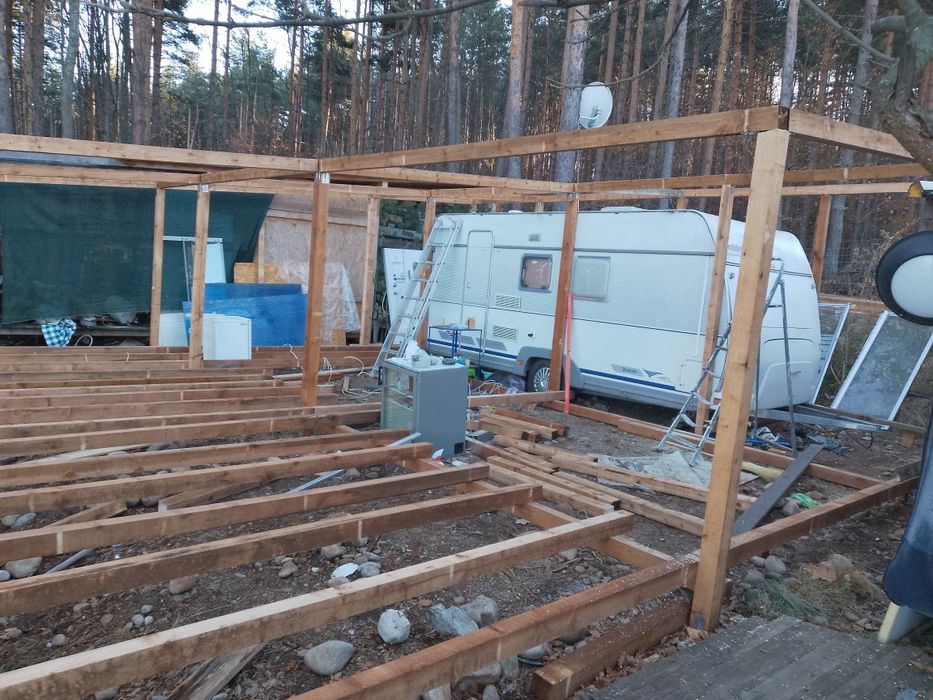 Изработка на навеси за каравани