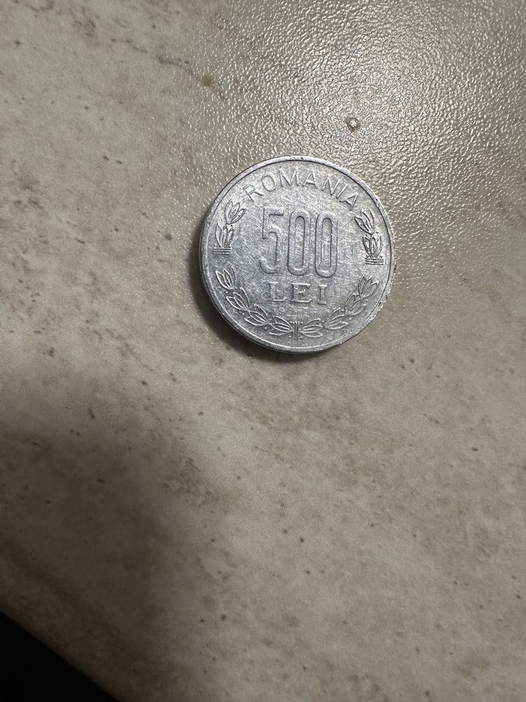 Vand moneda de colectie 500 lei - anul 1999 foarte rar de gasit