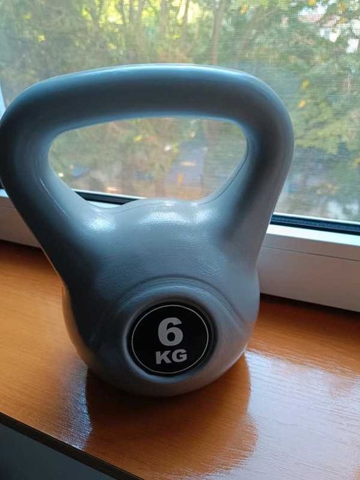 2  Kettlebell pentru Gimnastica Gri 6 kg