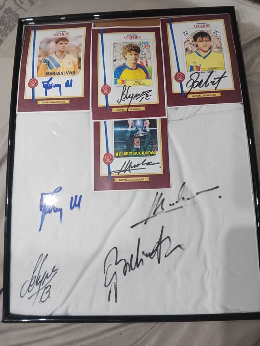 Tricou+cartoanase semnaturile:MARIAN IVAN,TIBOR SELYMES,BALINT,Dukadam