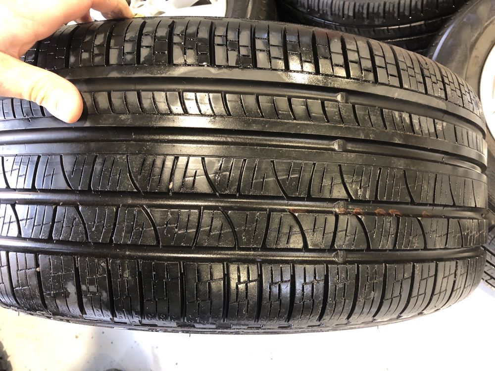 Jante 18 Porsche Cayenne cu anvelope iarna  5x130. Vw touareg