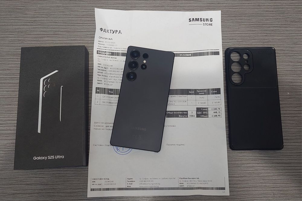 Samsung S25 Ultra 512GB с гаранция
