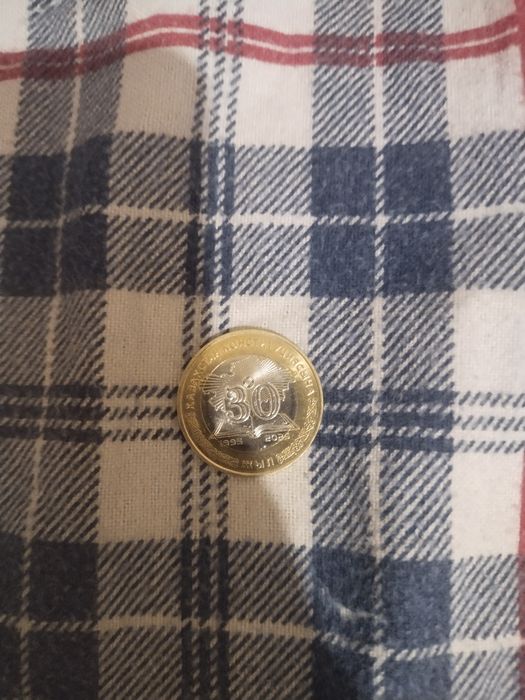 Монета 30 лет 100 тенге обмен