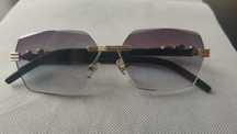 Ochelari de soare Cartier Rimless 8835 lentila degrade