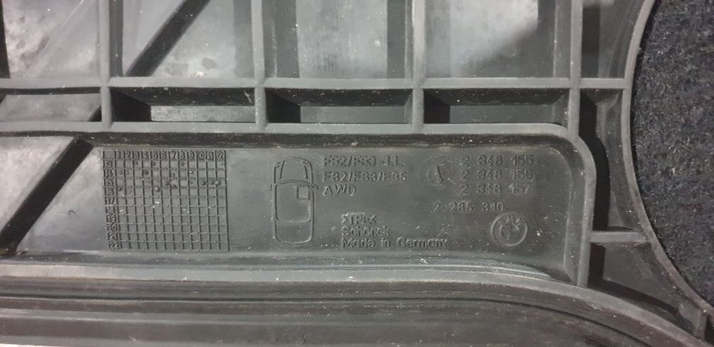 Оригинални гумени стелки от BMW 4 серия F32/F33
