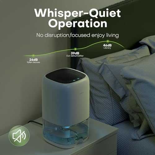 Нов Мини влагоуловител 1000 ml за спалня, баня и гардероб – супер тих