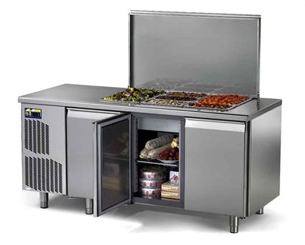 Столы холодильные, морозильные 1500, 1200, 900 мм из нержавеющей стали