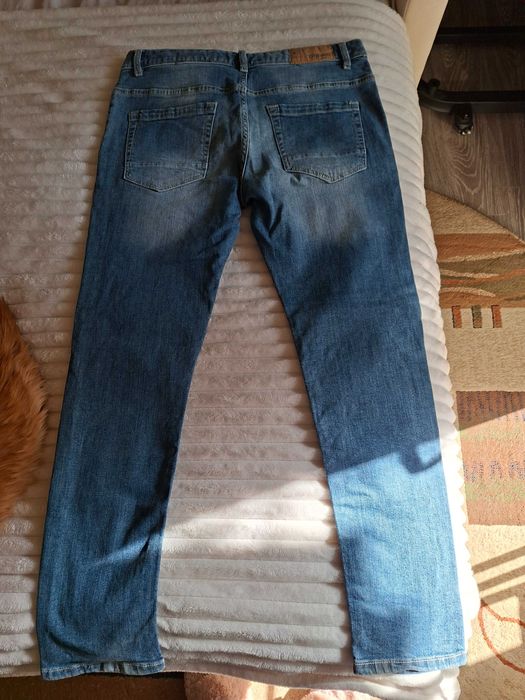 Джинсы синие подростковые