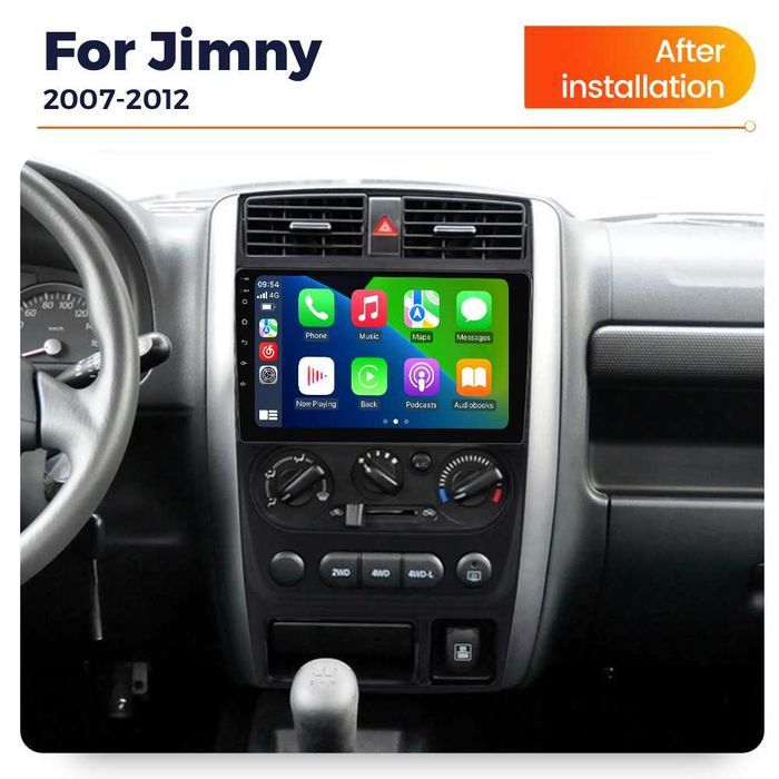 NAVIGATIE Android 14 Suzuki Jimny 2007 - 2012 1/8 Gb CarPlay + CAMERA