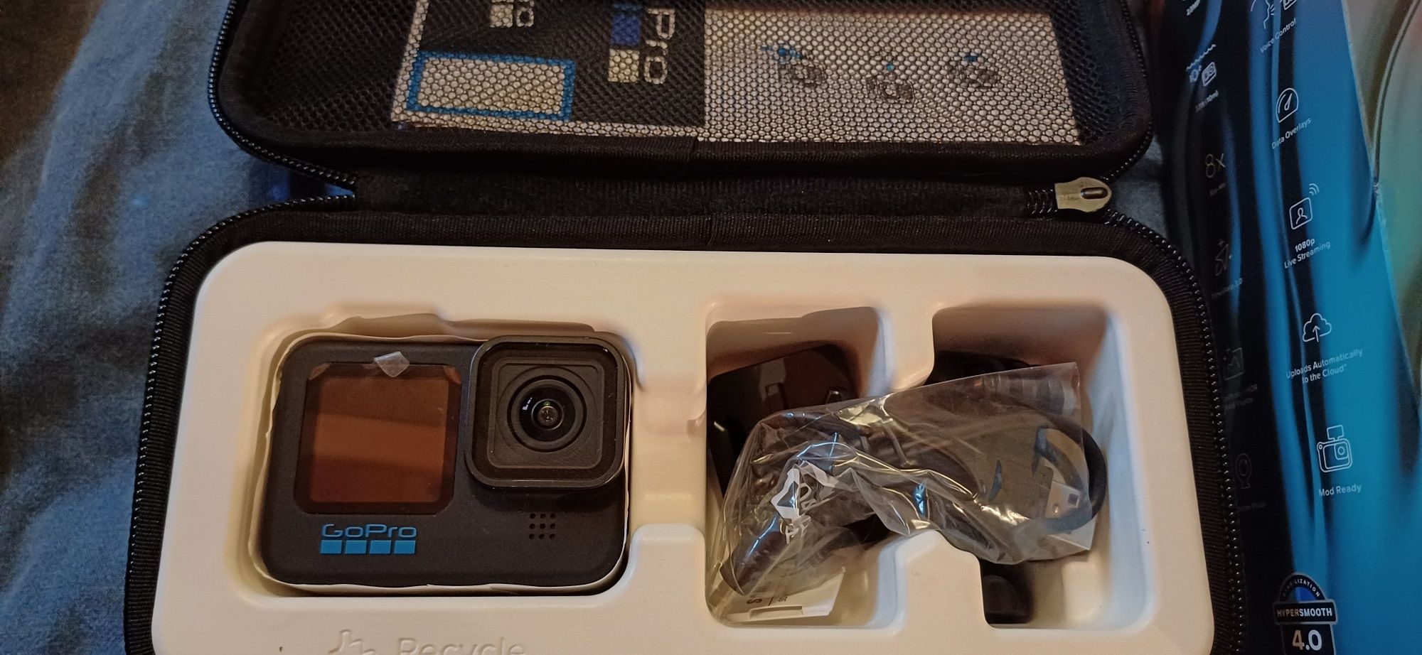 Gopro Hero 10 с батерии и 128GB